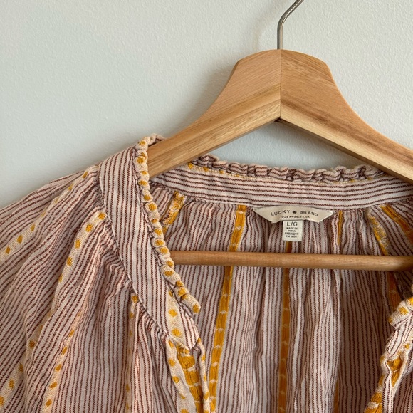 Lucky Brand peasant shirt - Picture 2 of 2